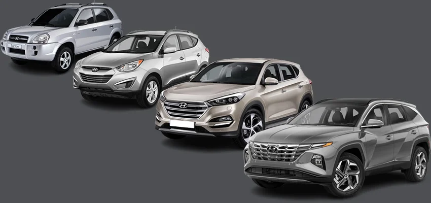 Toutes les versons du Hyundai Tucson