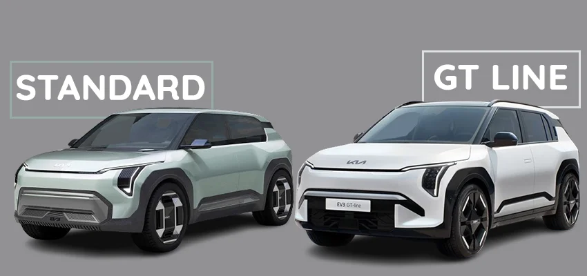 Finitions de la Kia EV3