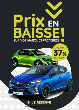 prix en baisse véhicukle